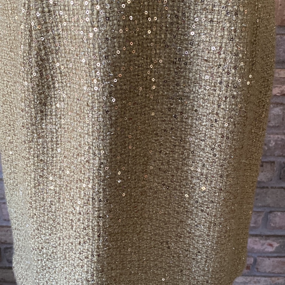 Michael Michael Kors Sequined Camel Hair Dress 8P NWT - Picture 6 of 16
